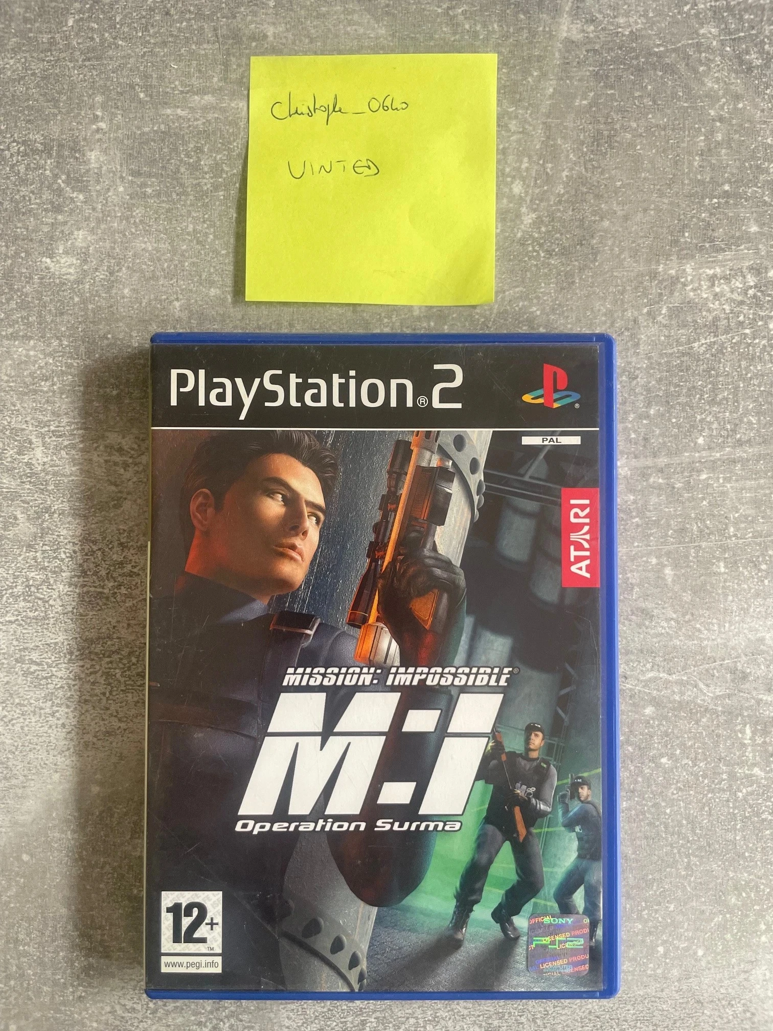 Jeu Mission impossible / MI opération Surma pour Sony PS2 / playstation 2 en français.